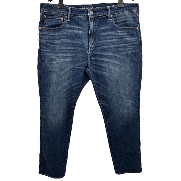 American Eagle Jeans 40X32 actual 40x30 Athletic Flex Relaxed Straight - Picture 1 of 9